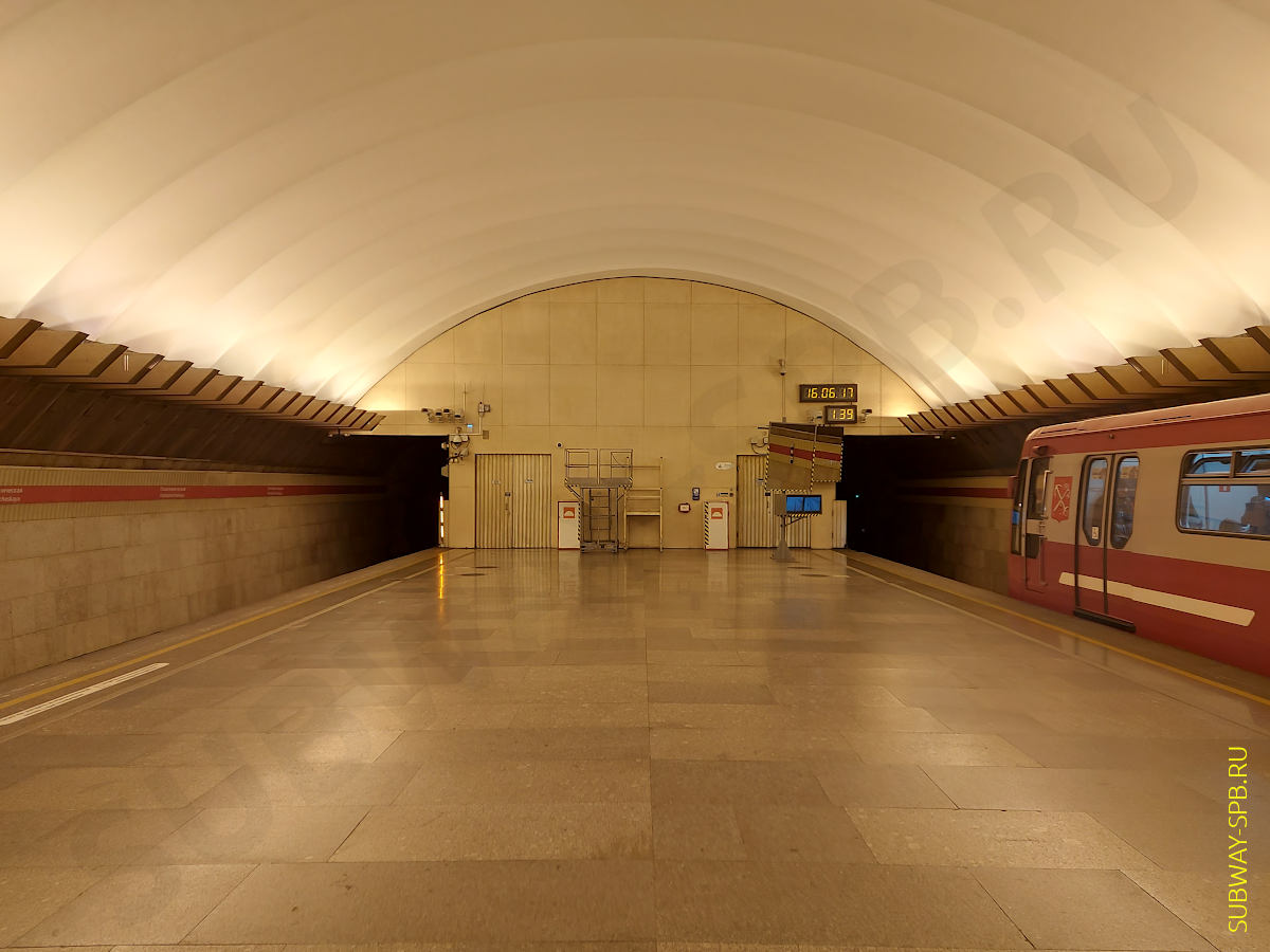 Politekhnicheskaya Metro Station, Saint-Petersburg