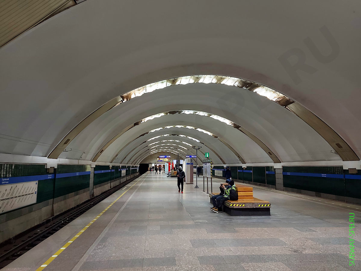 Udelnaya Metro Station, Saint-Petersburg
