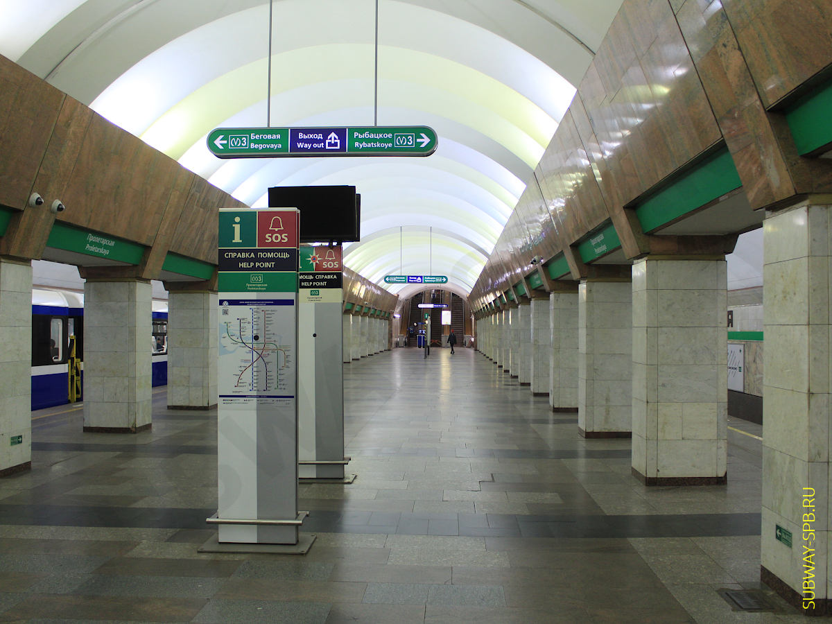 Proletarskaya Metro Station, Saint Petersburg
