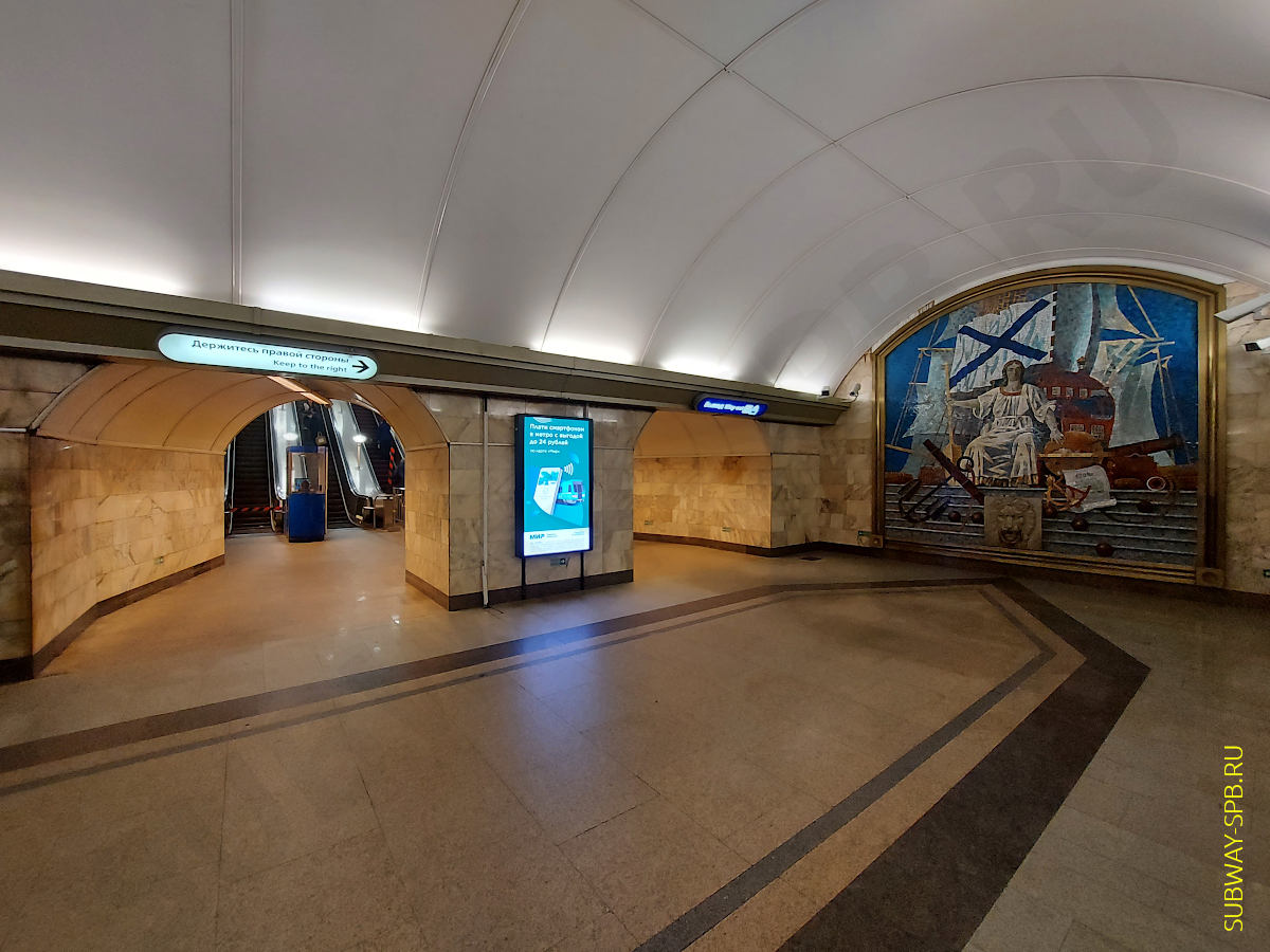 Admiralteyskaya Metro Station, Saint-Petersburg