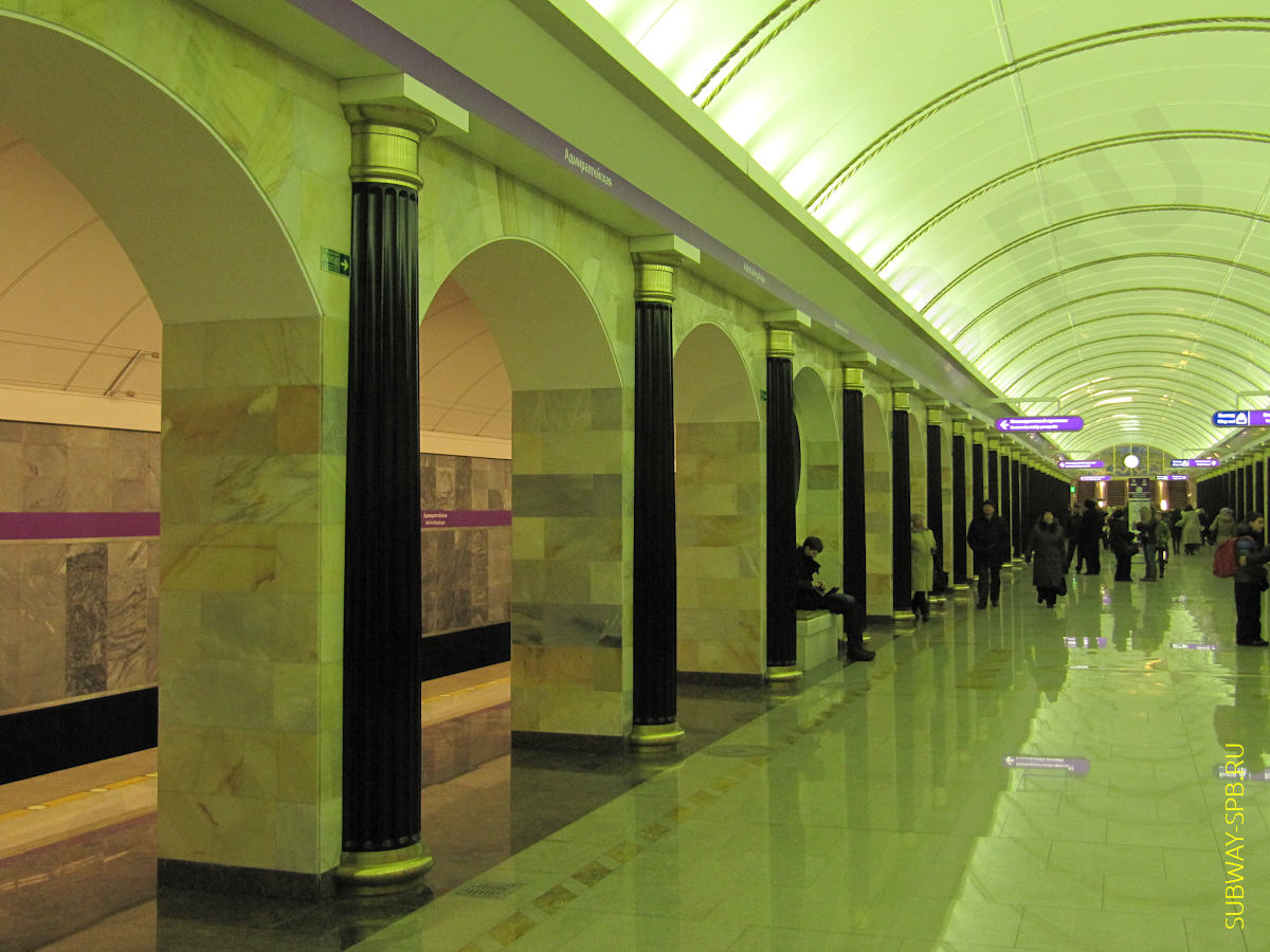 Станция метро Адмиралтейская, Санкт-Петербург