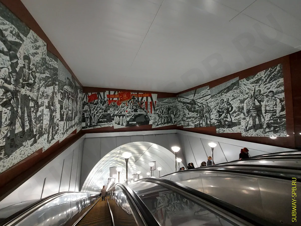 Metro station Prospekt Slavy, Saint-Petersburg Metro station Prospekt Slavy, Saint-Petersburg