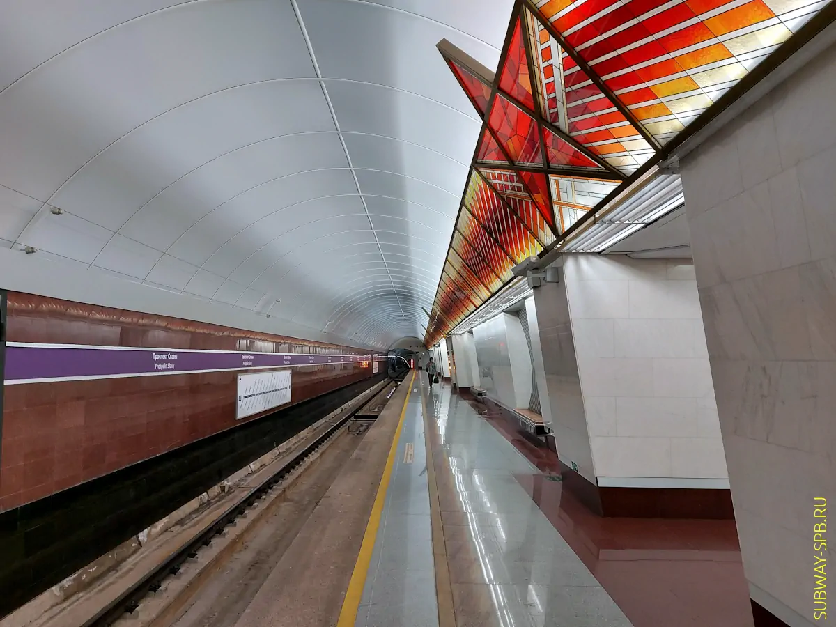 Metro station Prospekt Slavy, Saint-Petersburg Metro station Prospekt Slavy, Saint-Petersburg