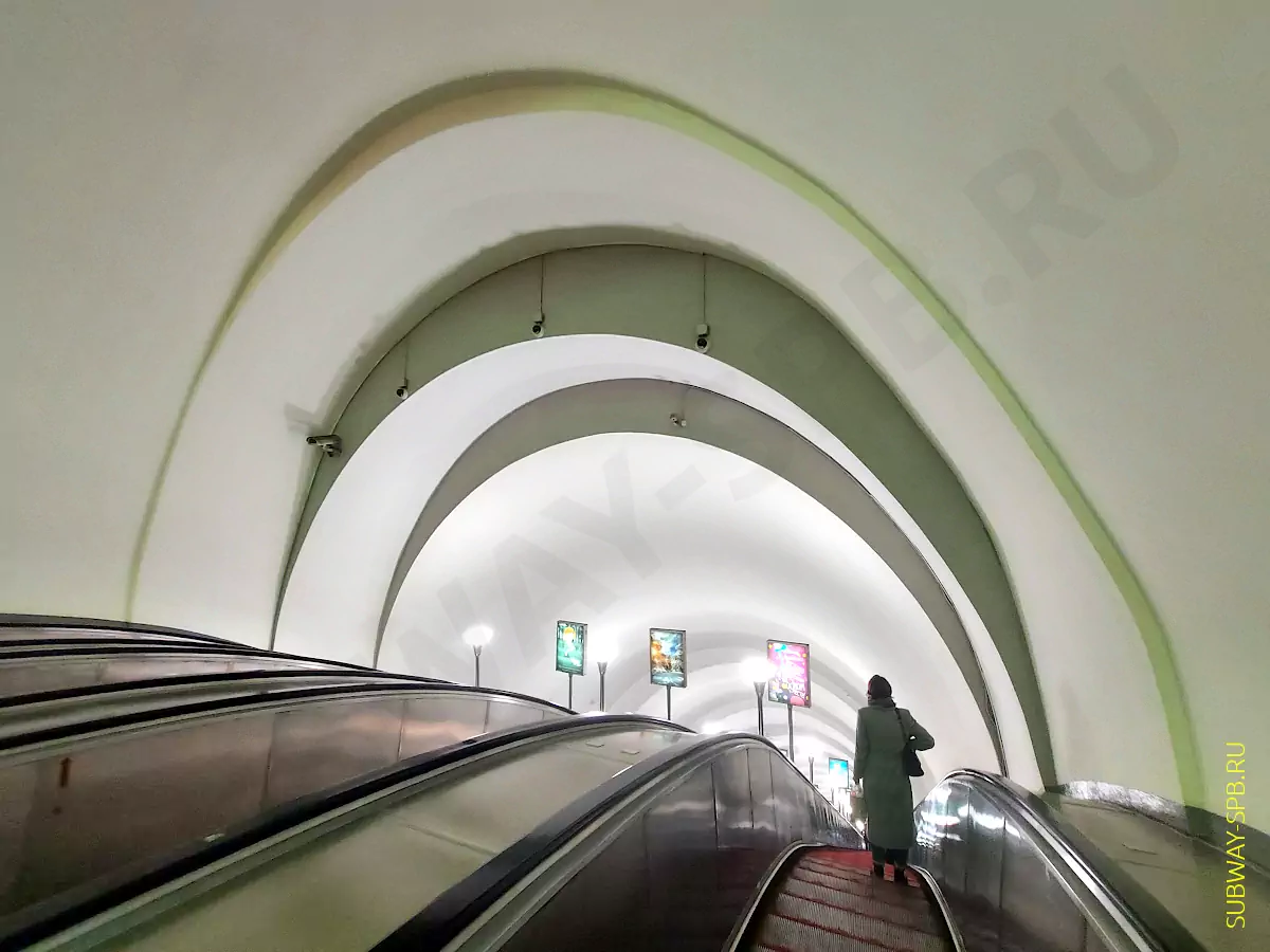 Staraya Derevnya Metro Station, Saint Petersburg Staraya Derevnya Metro Station, Saint Petersburg