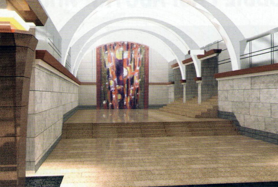 Bronevaya Metro Station, Saint-Petersburg